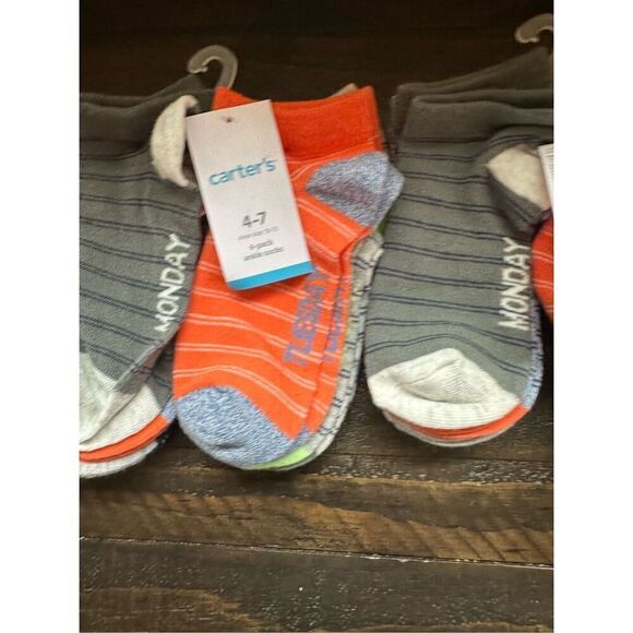 Carter’s days of the week ankle socks bundle of 4,6 packs 4–7 years - Picture 8 of 8